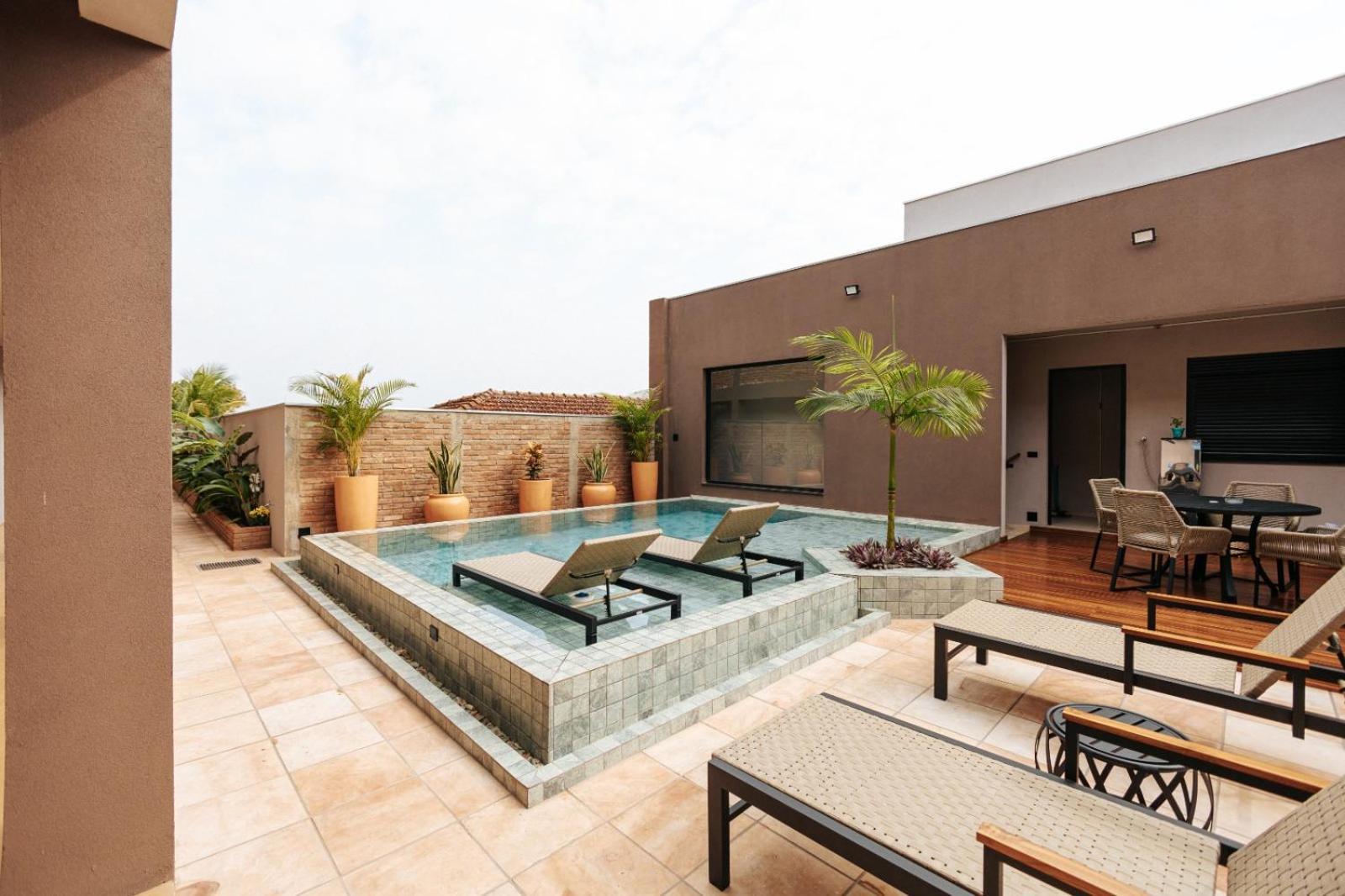 Villa Nova Hotel Ribeirao Claro Esterno foto